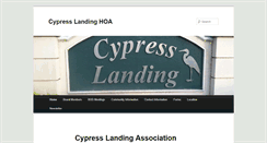 Desktop Screenshot of cypresslanding-fla.com