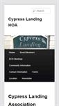 Mobile Screenshot of cypresslanding-fla.com